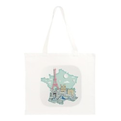 Borsa shopper Mappa Francia...