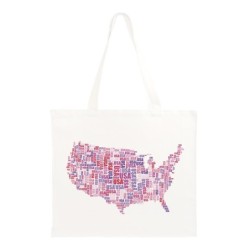 Borsa shopper Mappa USA...